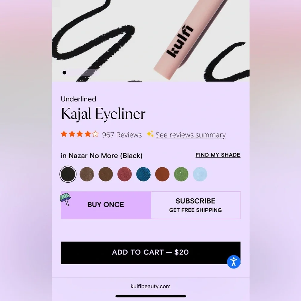 Kulfi Kajal Eyeliner Crayons